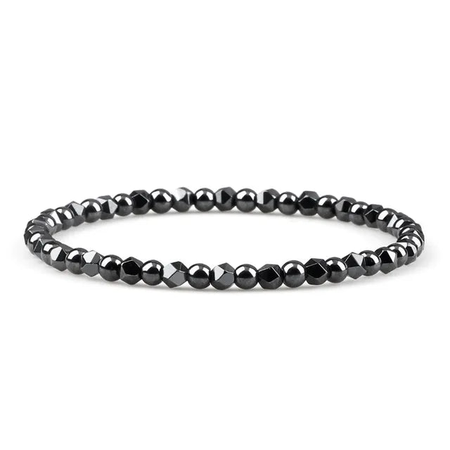 Fire and Earth Hematite and Lava Stone Bracelet