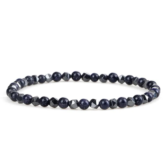 Fire and Earth Hematite and Lava Stone Bracelet