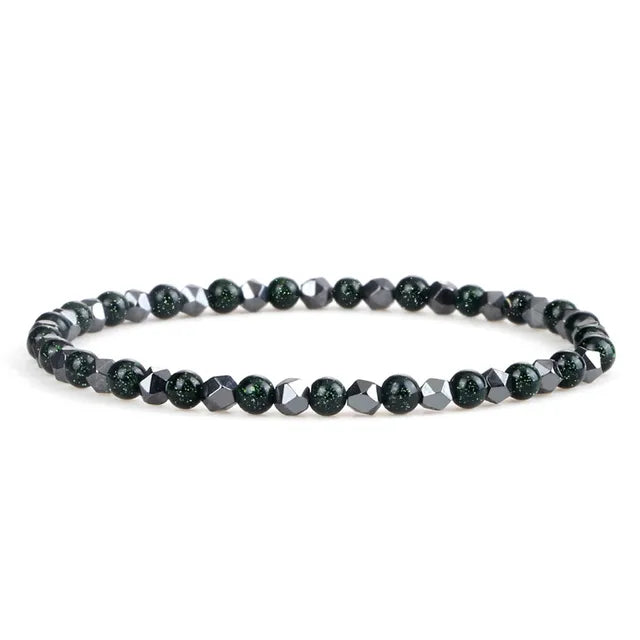 Fire and Earth Hematite and Lava Stone Bracelet