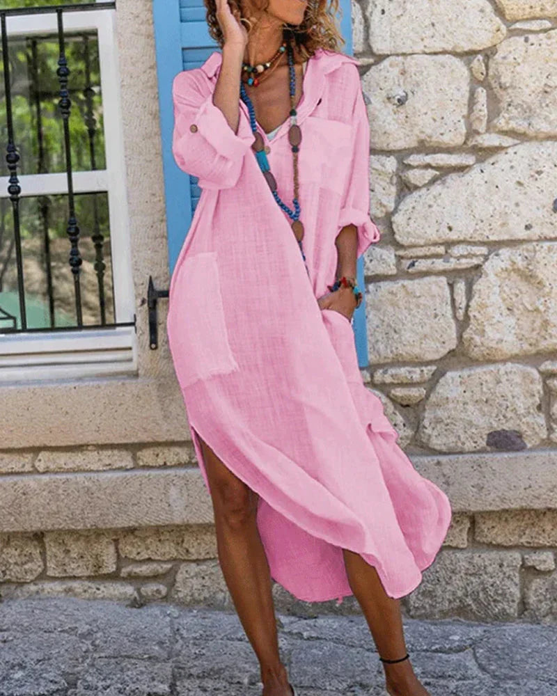 Zomer Bries camicia-vestito di Lumina