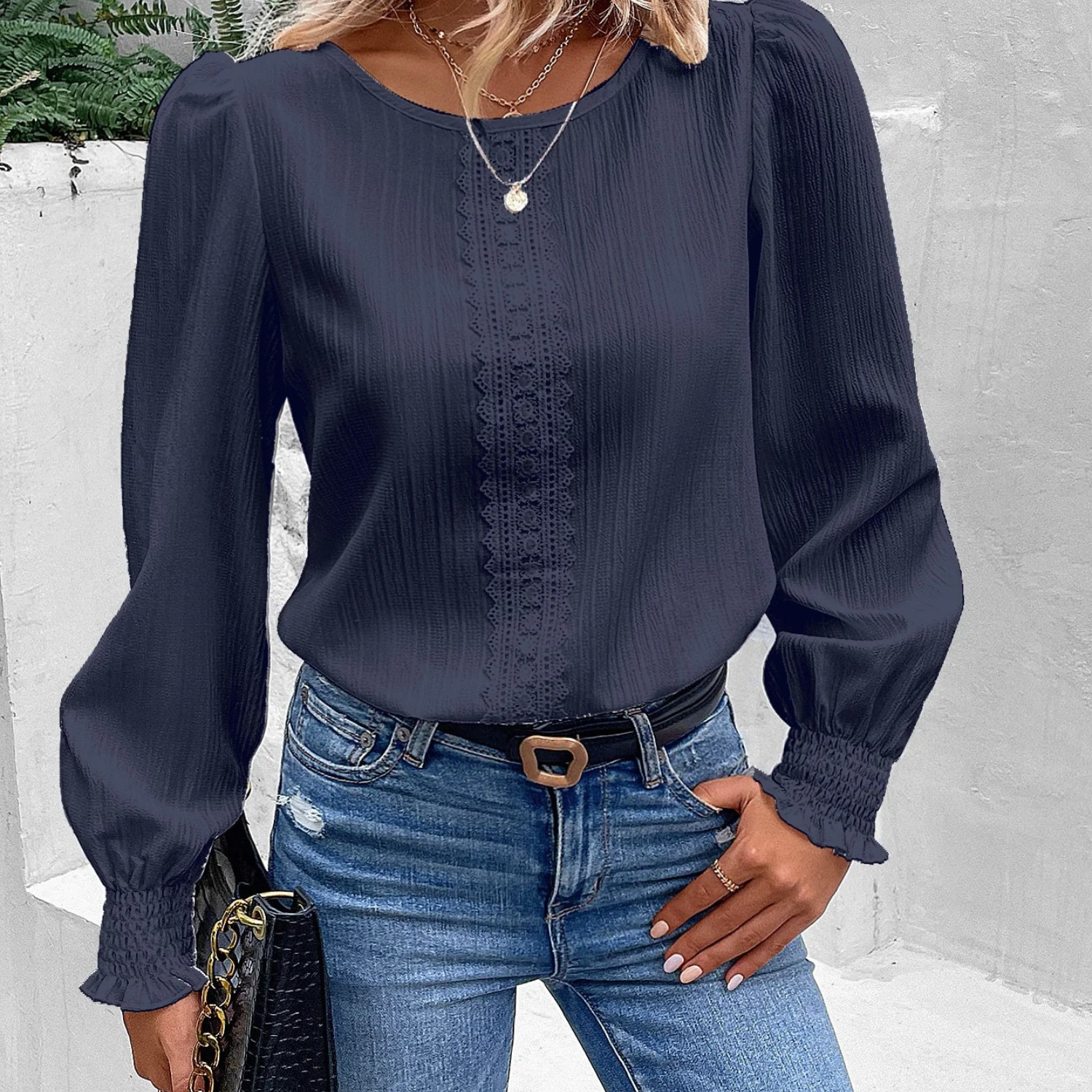 Stilvolle elegante Stil Damenbluse