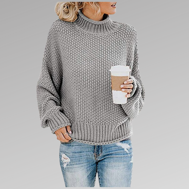 SoftAura | Women's Classic Knitted Sweater | Soft and Comfortable