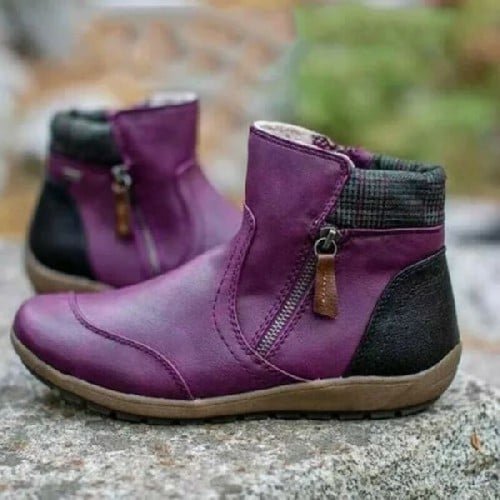RainGuard | Stivaletti impermeabili da donna | Con cerniera e supporto alla caviglia, chic