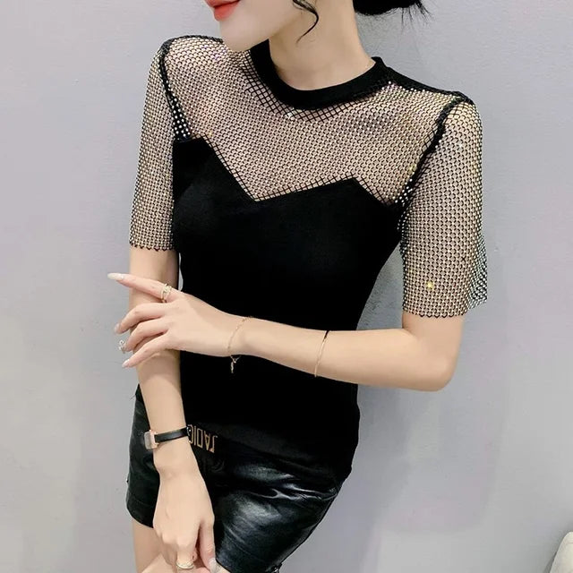 Maglietta Estiva Diamond Delight