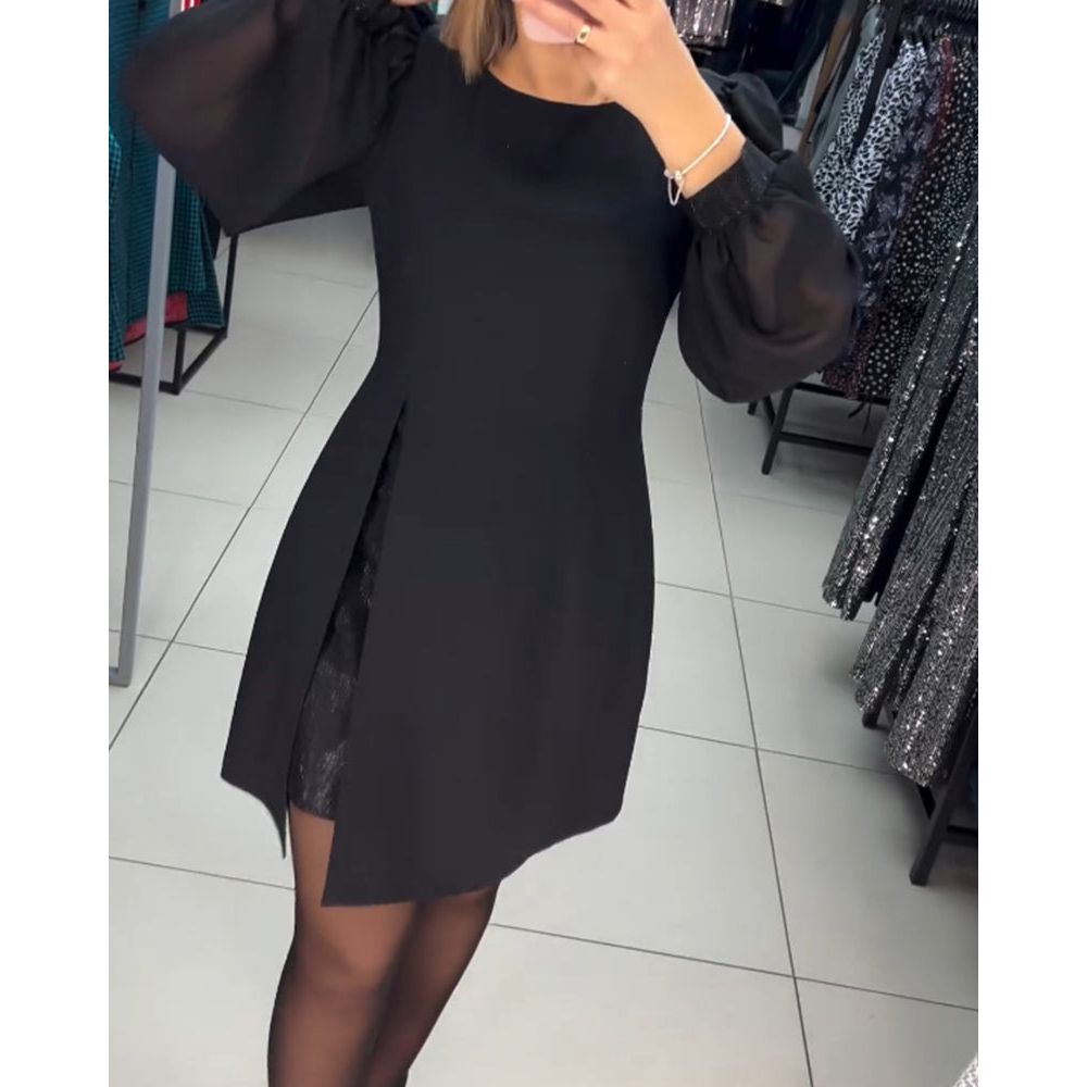 VELANORA elegante A-Linien Kleid