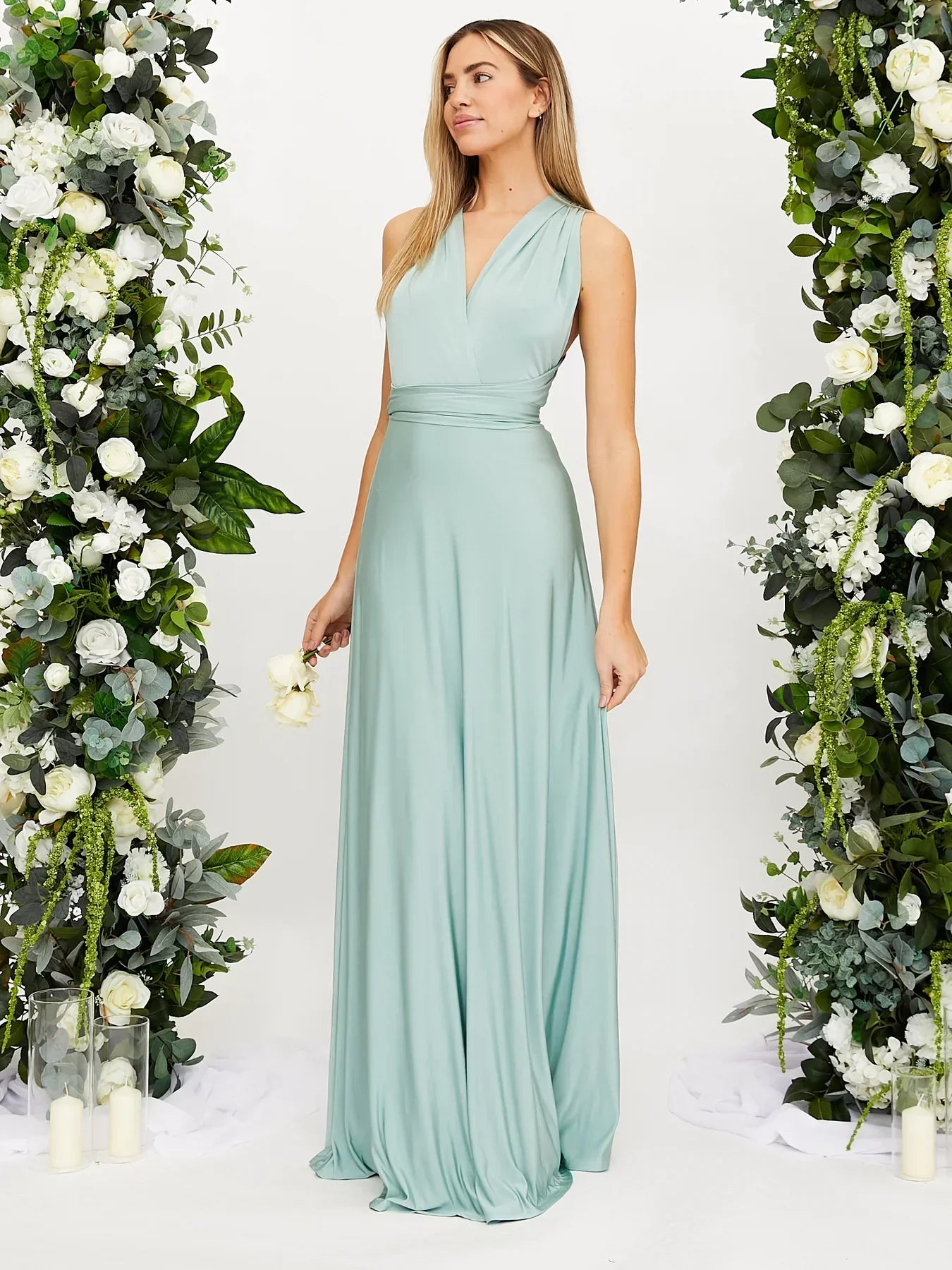 Nicole - Elegante Satijnen Jurk voor Betoverende Avonden