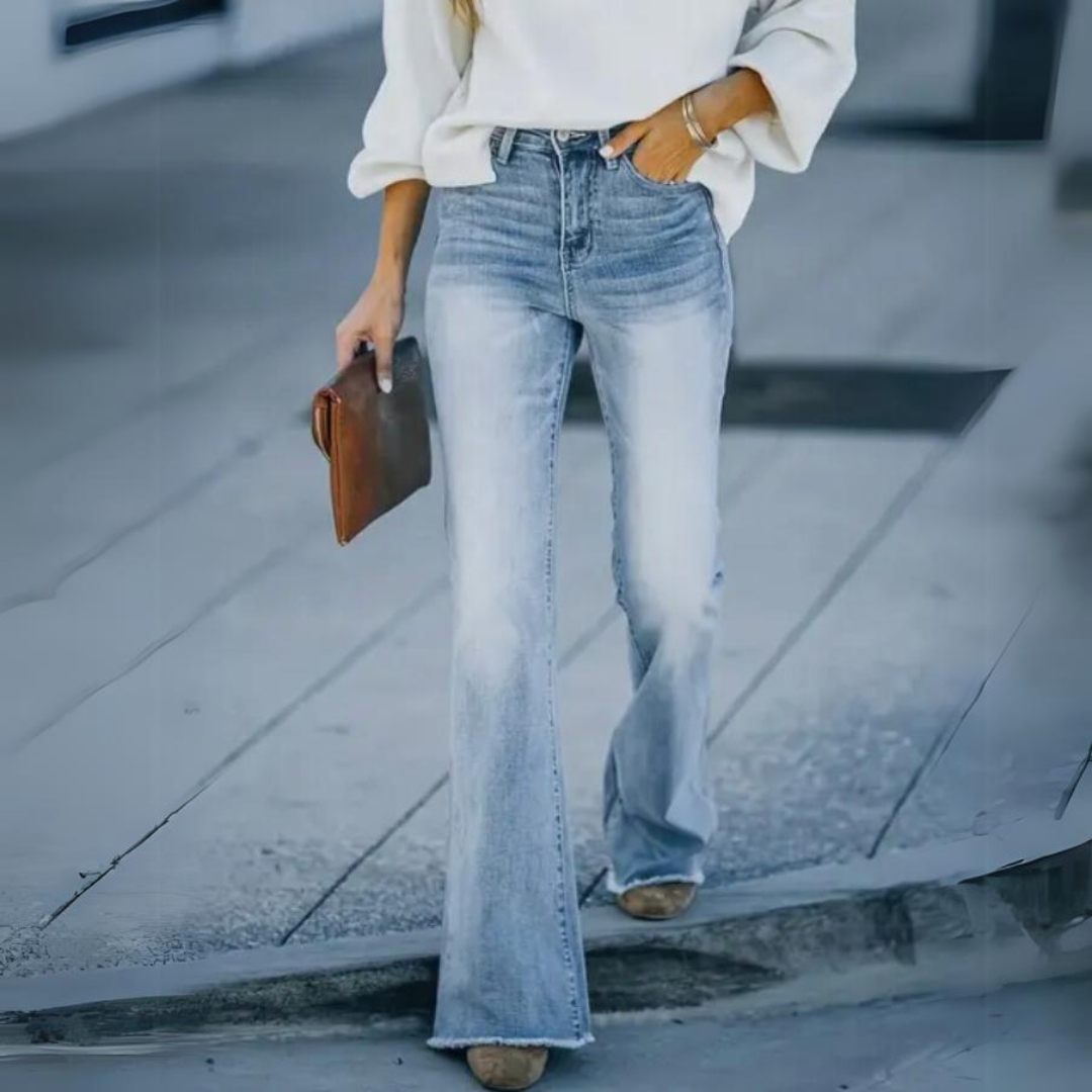 Eva Jeans Vintage in Denim per Donne Eleganti