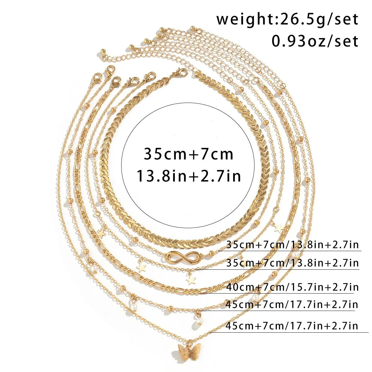 Enchanting Butterfly Pearl Necklace Set for Dreamy Ladies