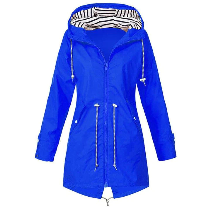 Nova Long Waterproof Raincoat for Stylish Staying Dry