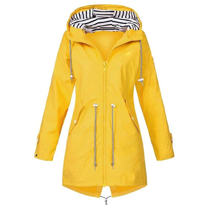 Nova Long Waterproof Raincoat for Stylish Staying Dry