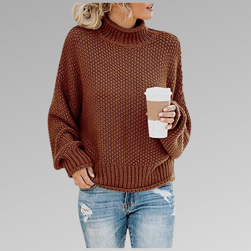 SoftAura | Women's Classic Knitted Sweater | Soft and Comfortable