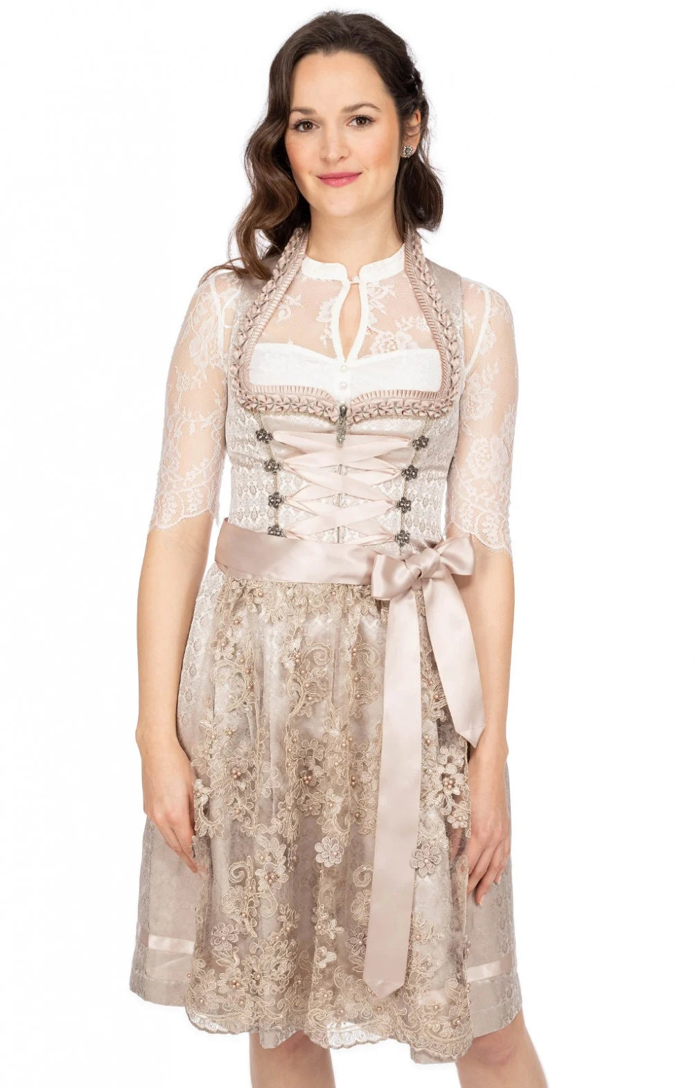 Aline - Costume unico per donne con grembiule e camicetta