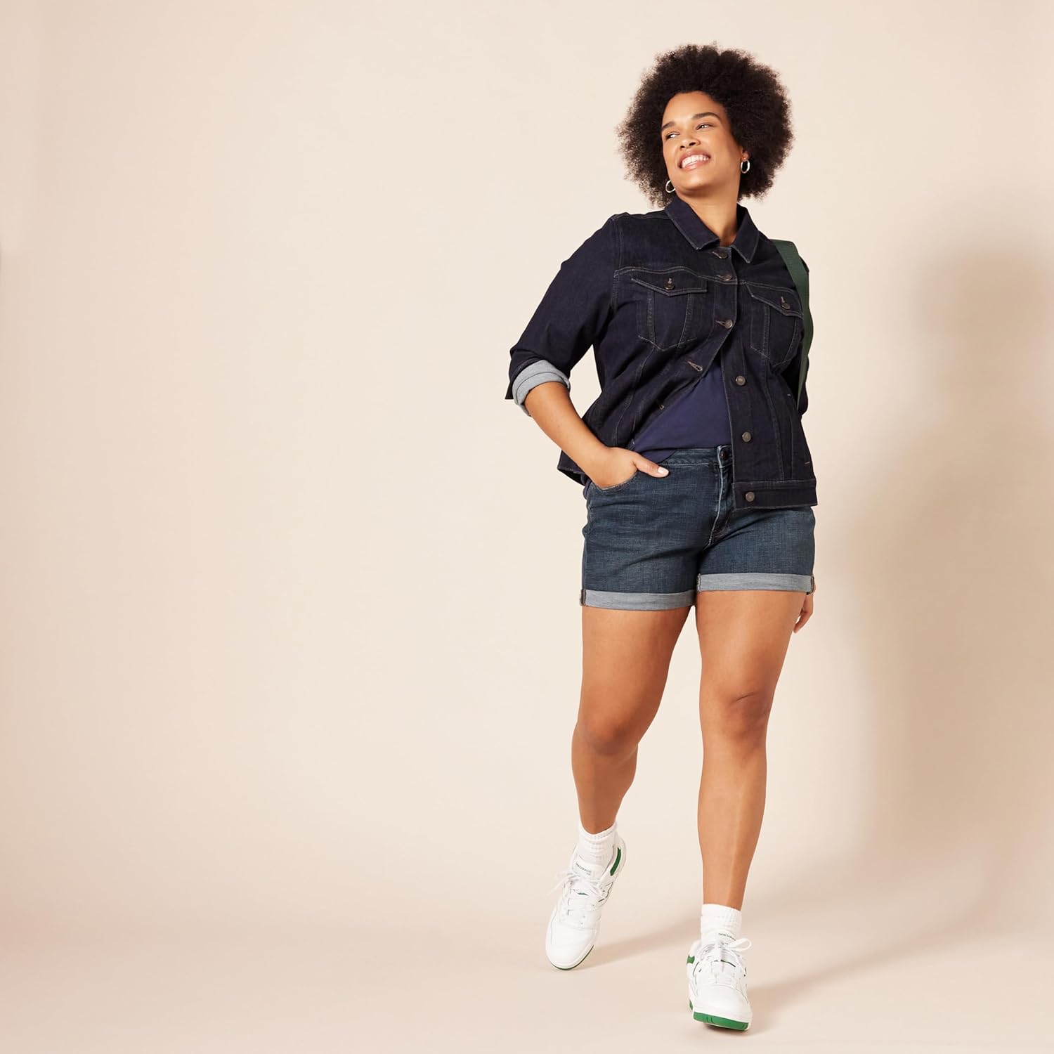 ModeMeisje Shorts in Denim per Donne Attente alle Tendenze