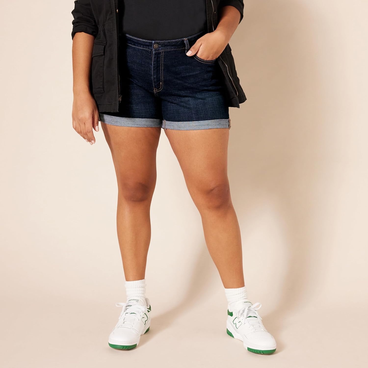 ModeMeisje Shorts in Denim per Donne Attente alle Tendenze