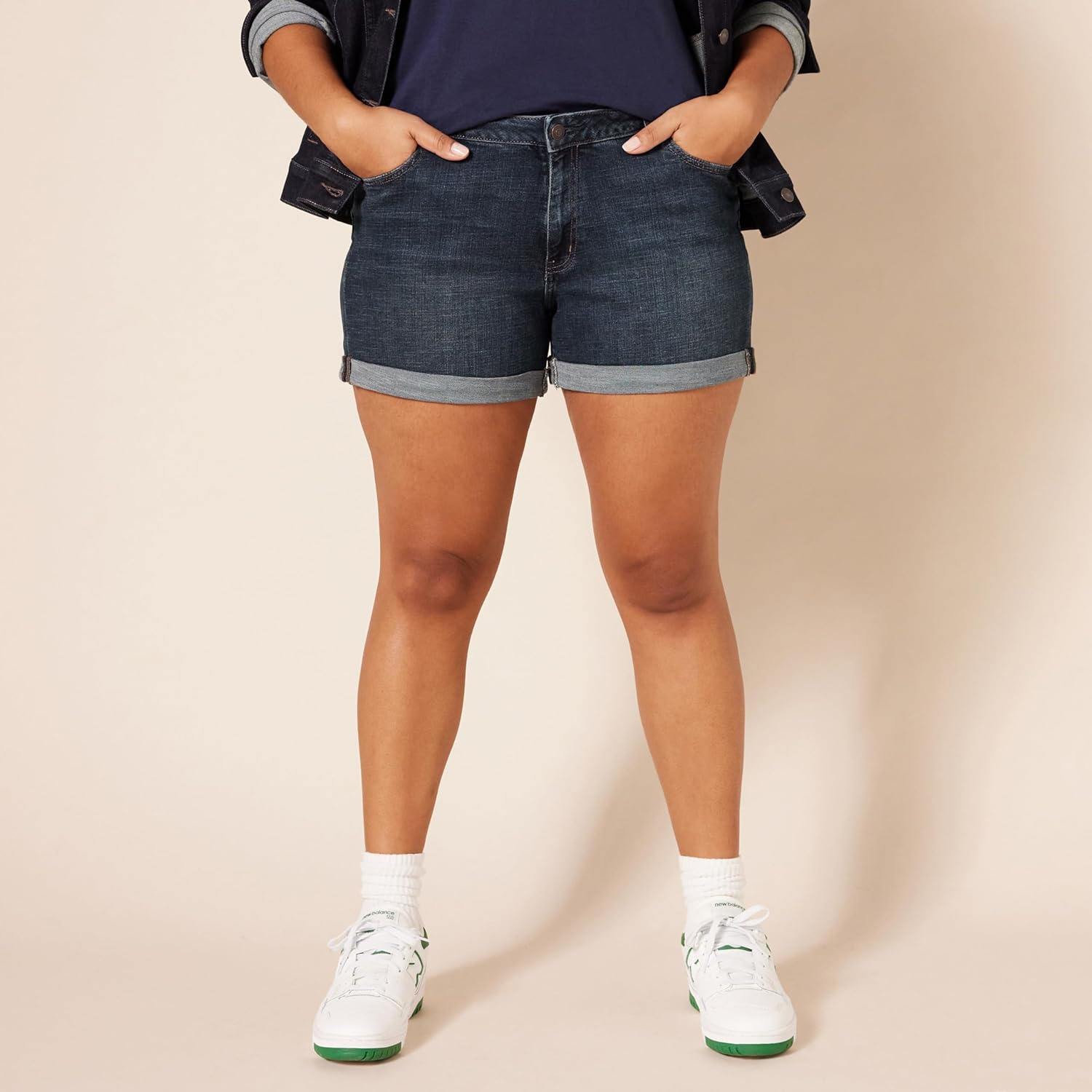 ModeMeisje Shorts in Denim per Donne Attente alle Tendenze