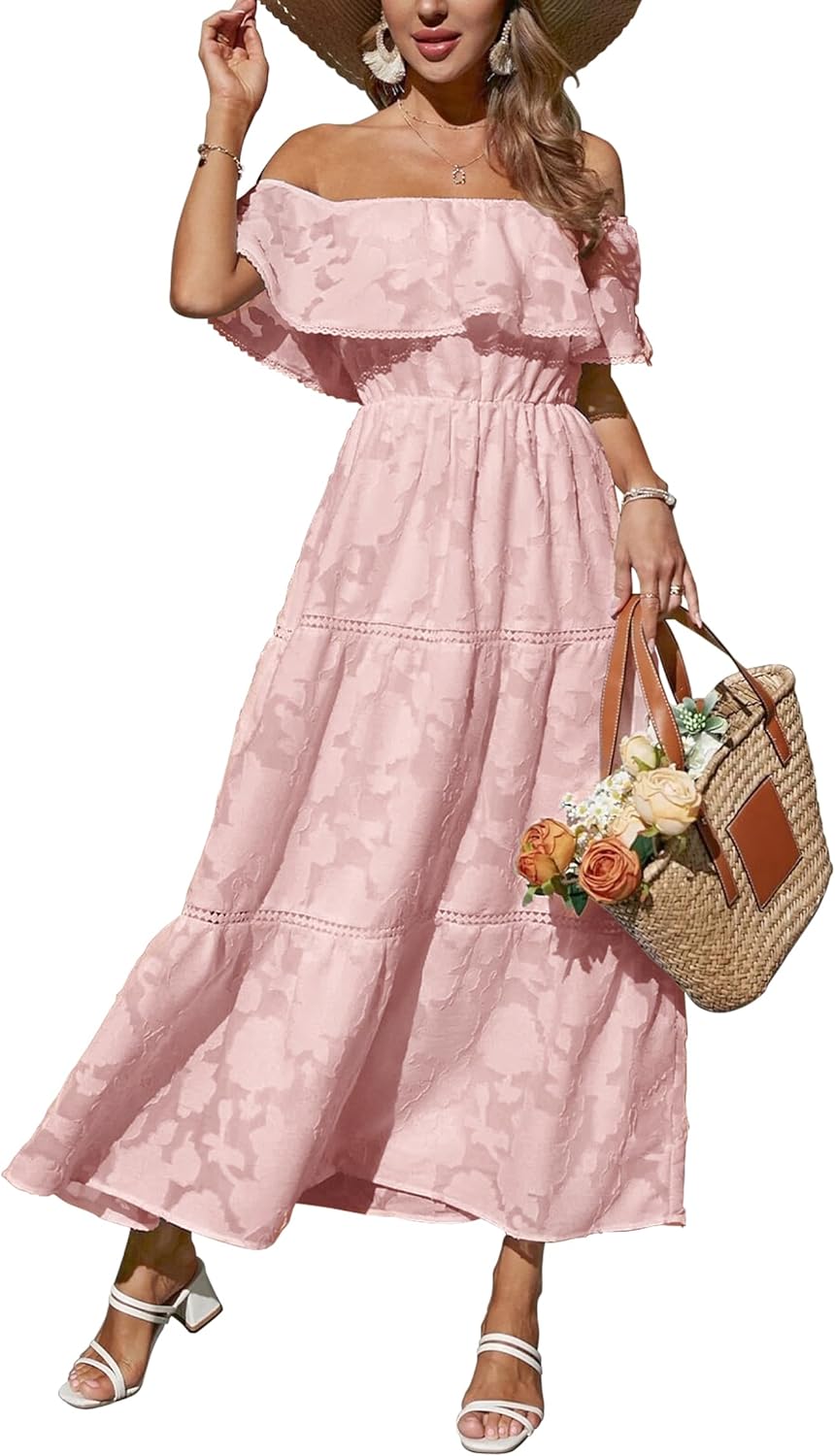 Zonnegloed's Zomerse Bloemen Maxi Jurk voor Dames
