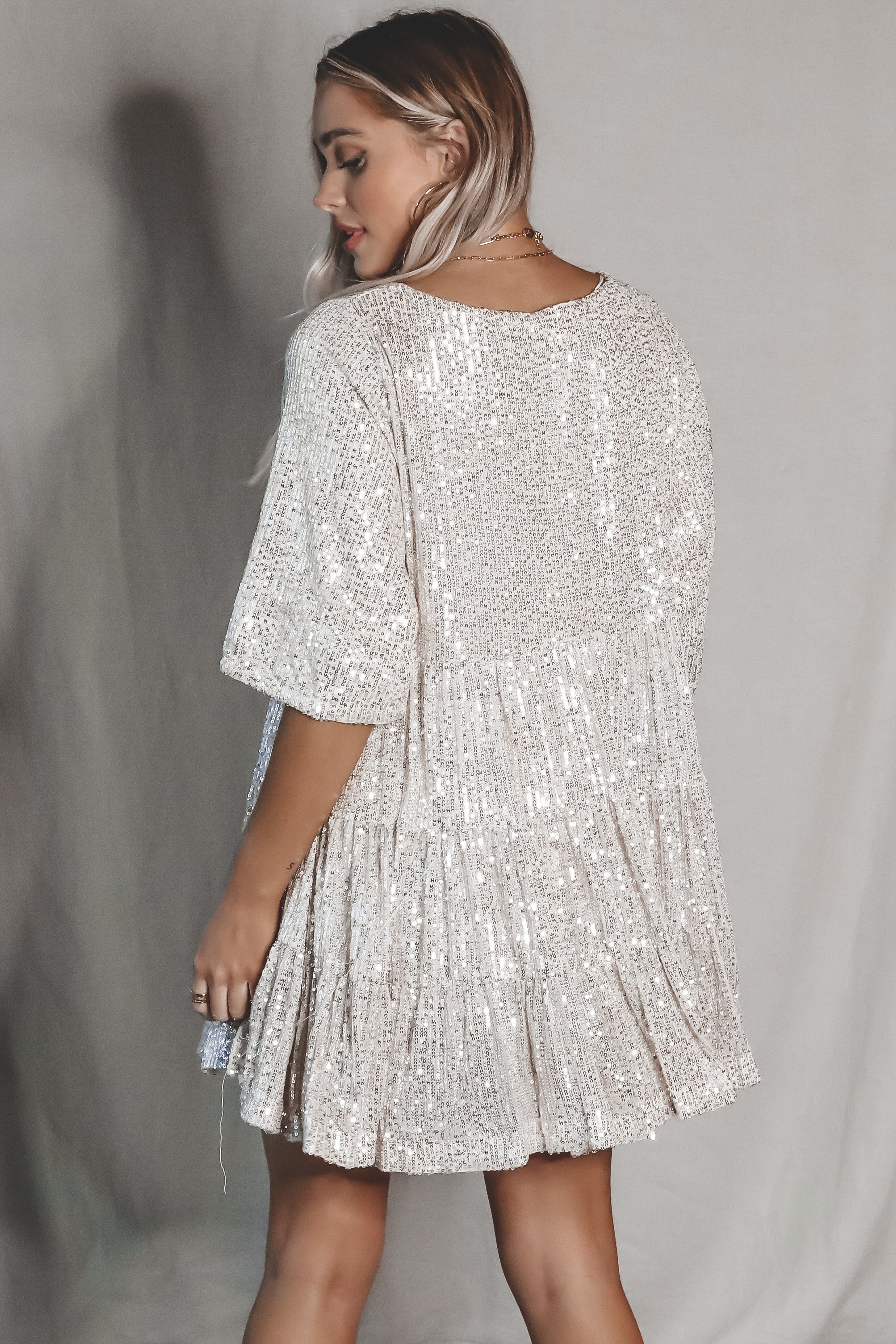 FEIKE Vestito glamour: Splendente e scintillante