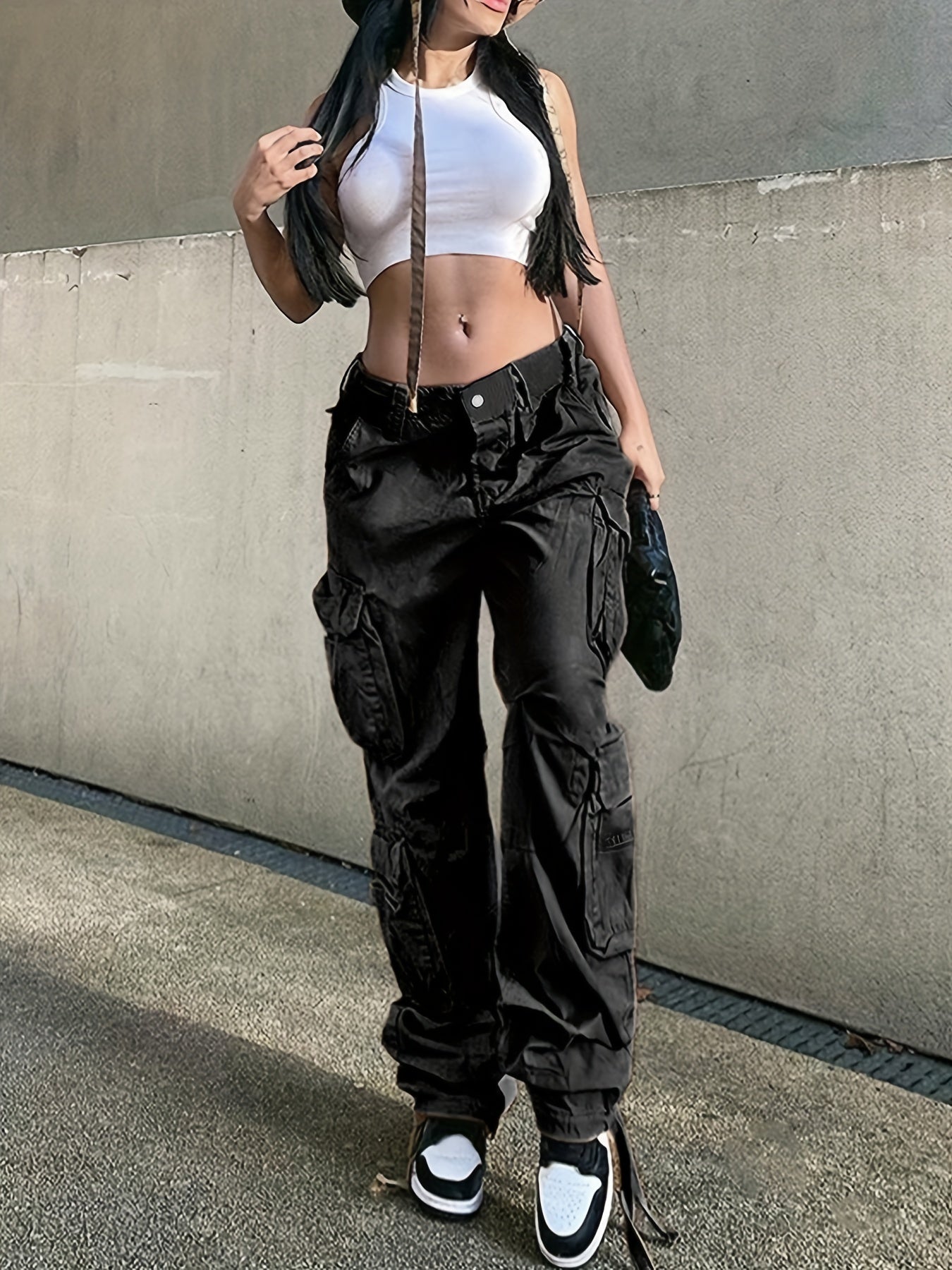 LUNA Azura Jeans Cargo per Comfort alla Moda