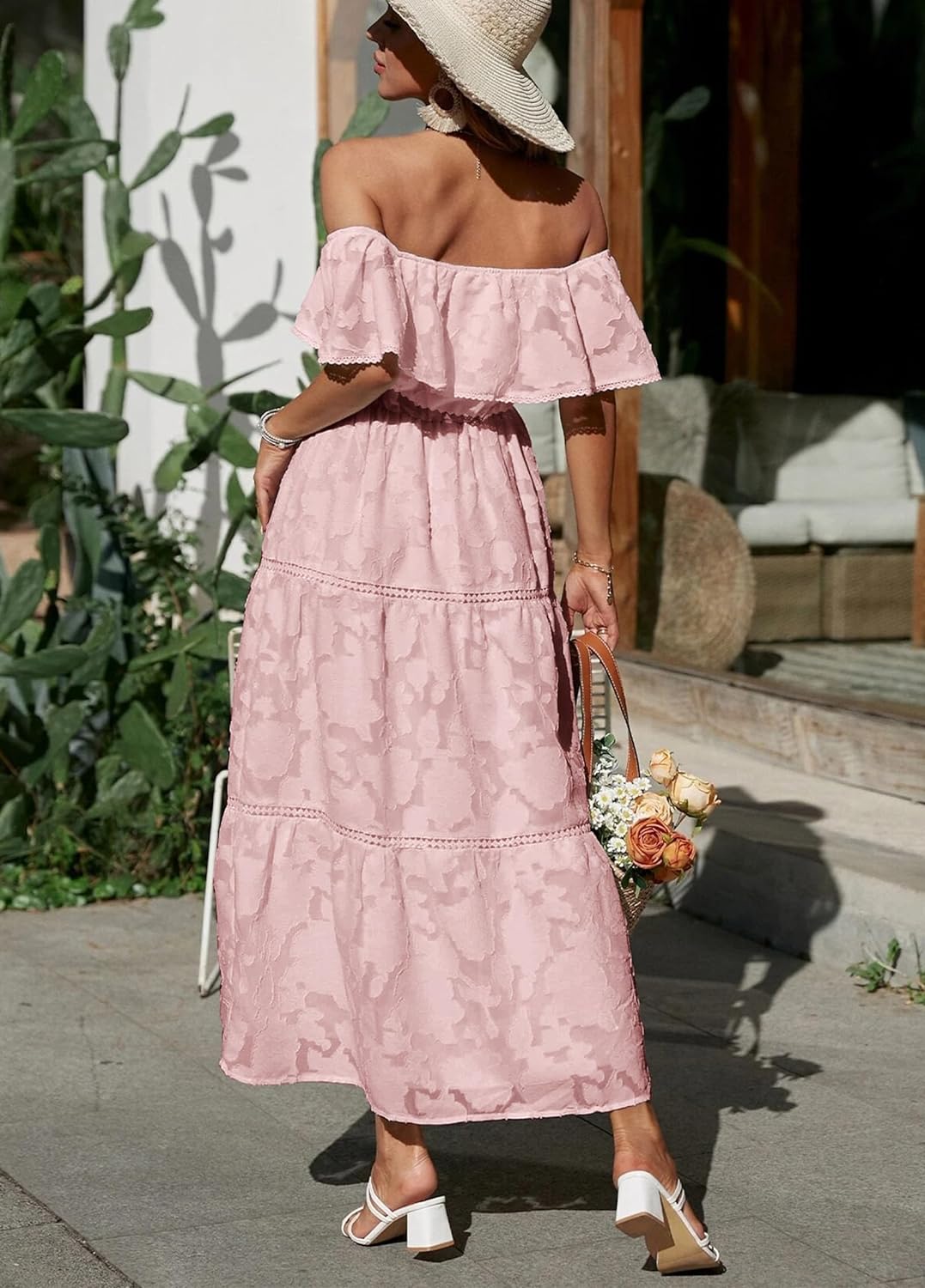 Zonnegloed's Zomerse Bloemen Maxi Jurk voor Dames