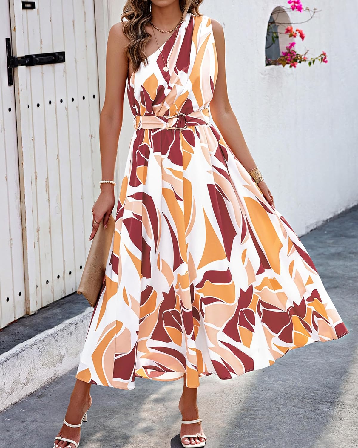 ModeMagneet Maxi Abito Estivo per Donne Attente allo Stile