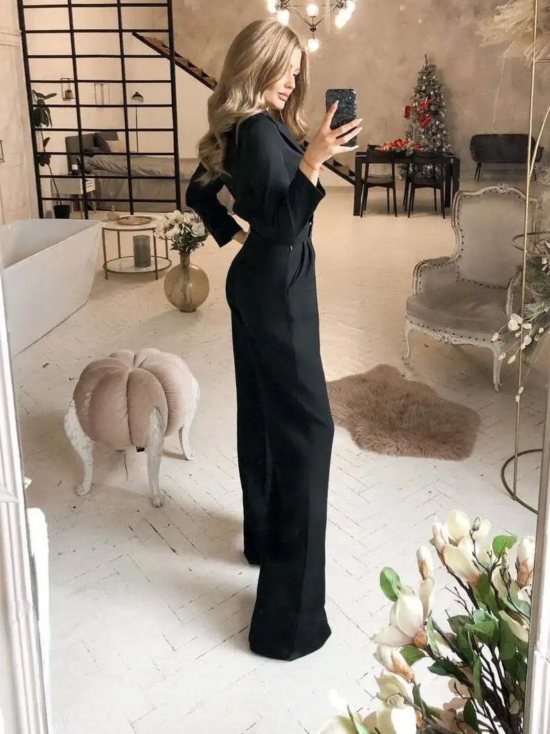 Marvellas eleganter Business-Jumpsuit
