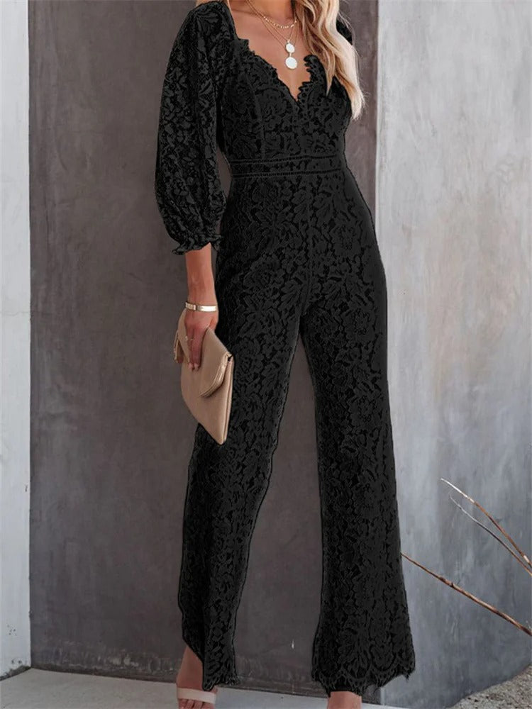 Femina Couture Bloemen Jumpsuit