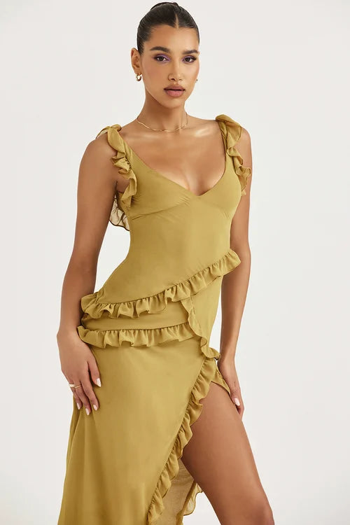 Cécile | Elegantes langes Kleid für Frauen