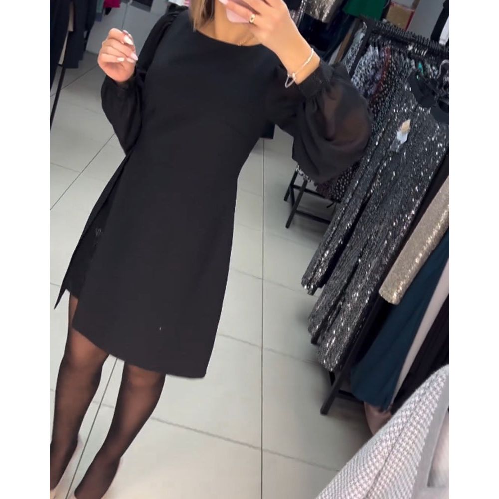 VELANORA elegante A-Linien Kleid