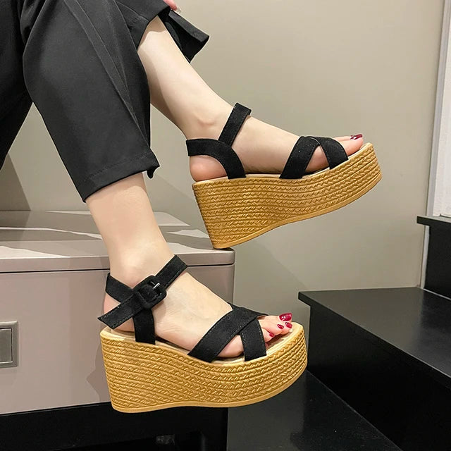 Eleganti Sandali Estivi con Tacco Alto