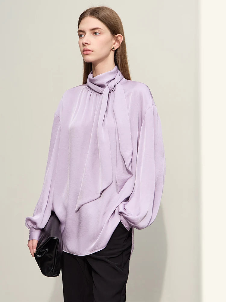 Splendida camicetta primaverile da donna in lusso comfort