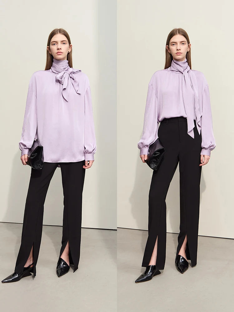 Splendida camicetta primaverile da donna in lusso comfort