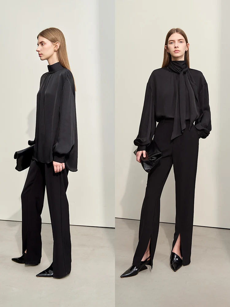 Splendida camicetta primaverile da donna in lusso comfort