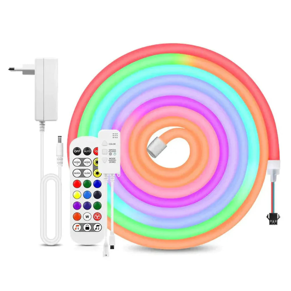 Abstracte Neon LED-Muurlamp