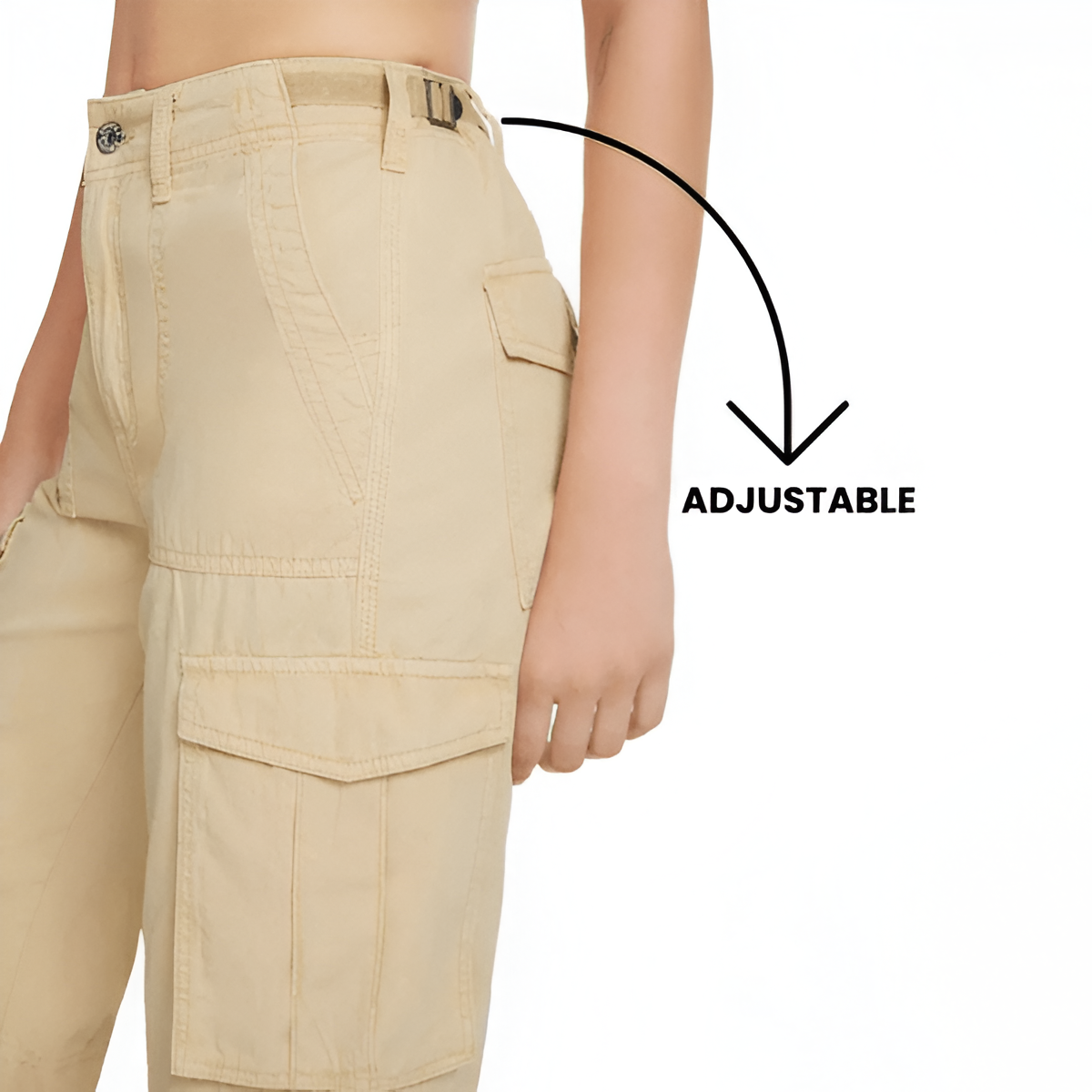 FijnVrouw Pantaloni Avventura di Lino di Lusso
