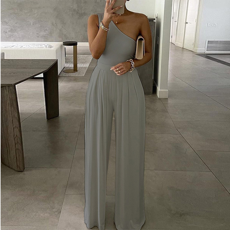 Schicker & trendiger Einarmiger Jumpsuit