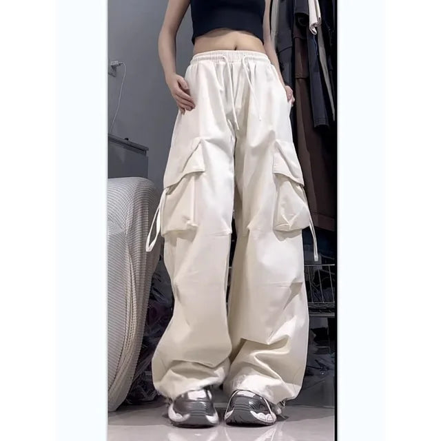 Pantaloni da lavoro estivi retrò a vita alta