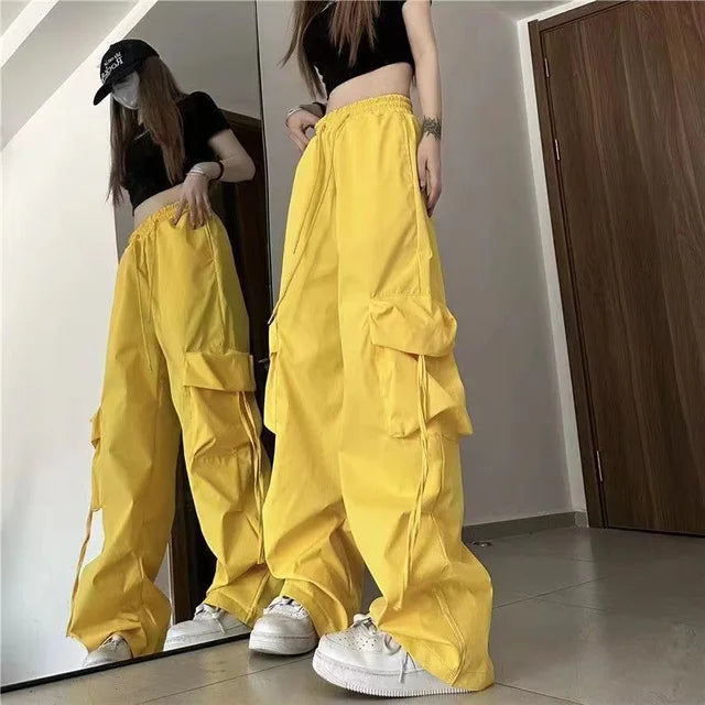 Pantaloni da lavoro estivi retrò a vita alta