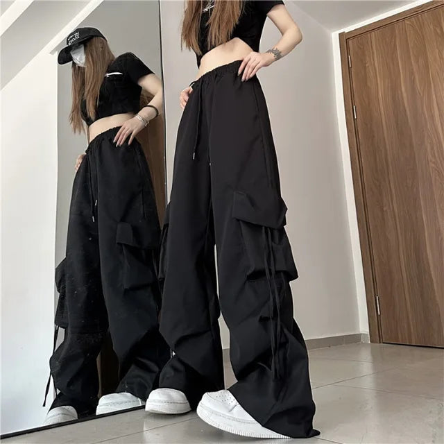 Pantaloni da lavoro estivi retrò a vita alta