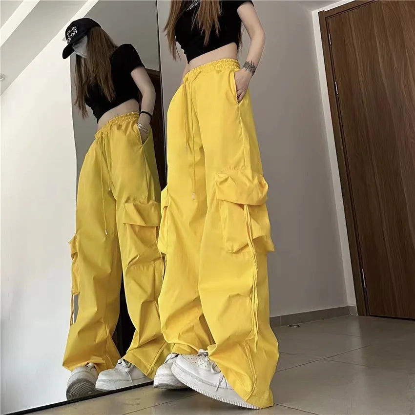 Pantaloni da lavoro estivi retrò a vita alta