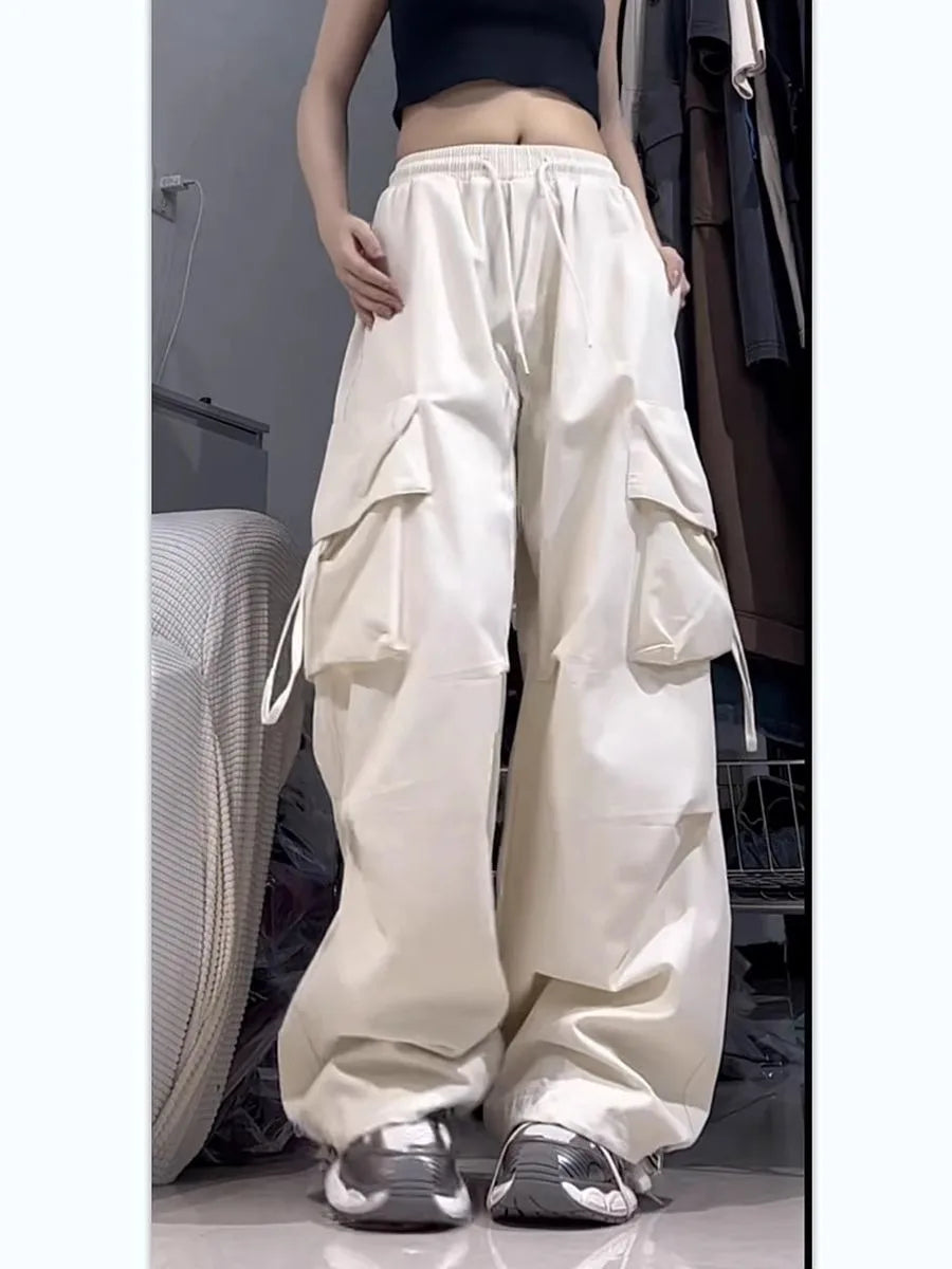 Pantaloni da lavoro estivi retrò a vita alta