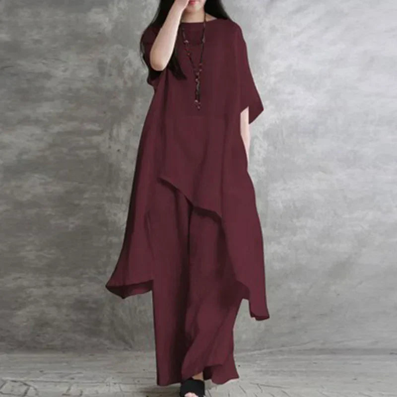 Andrada | Ensemble classique chemise et pantalon en coton