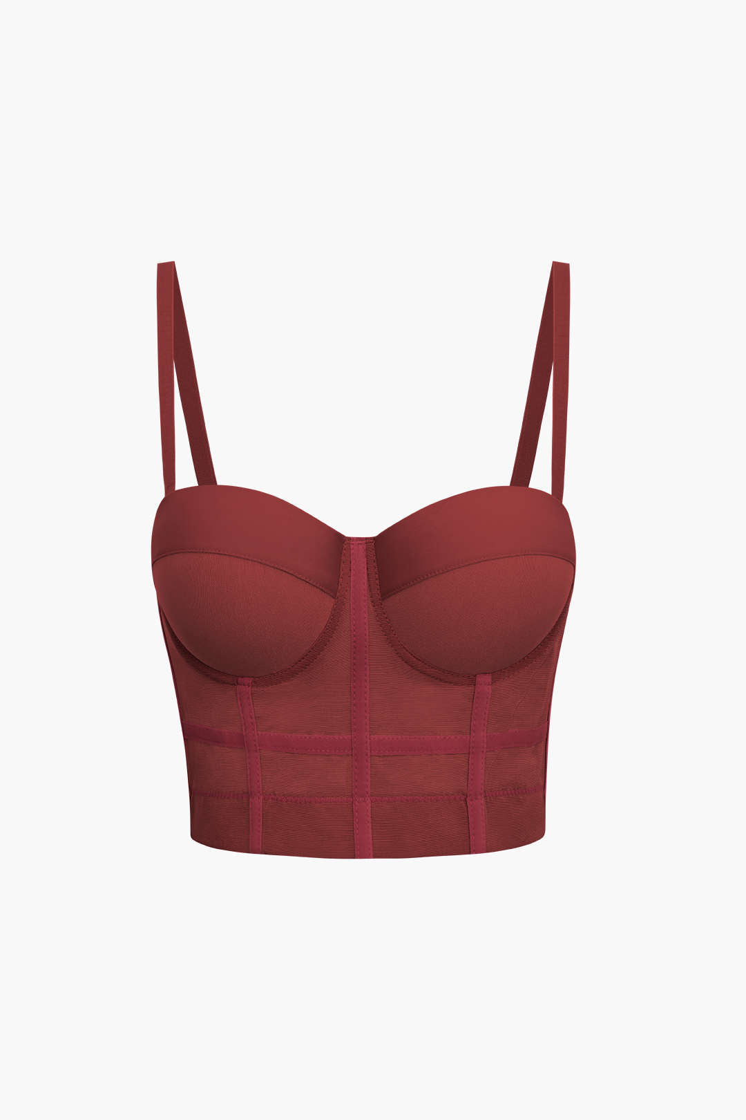 Andrea | Luchtig mesh bustier korset top