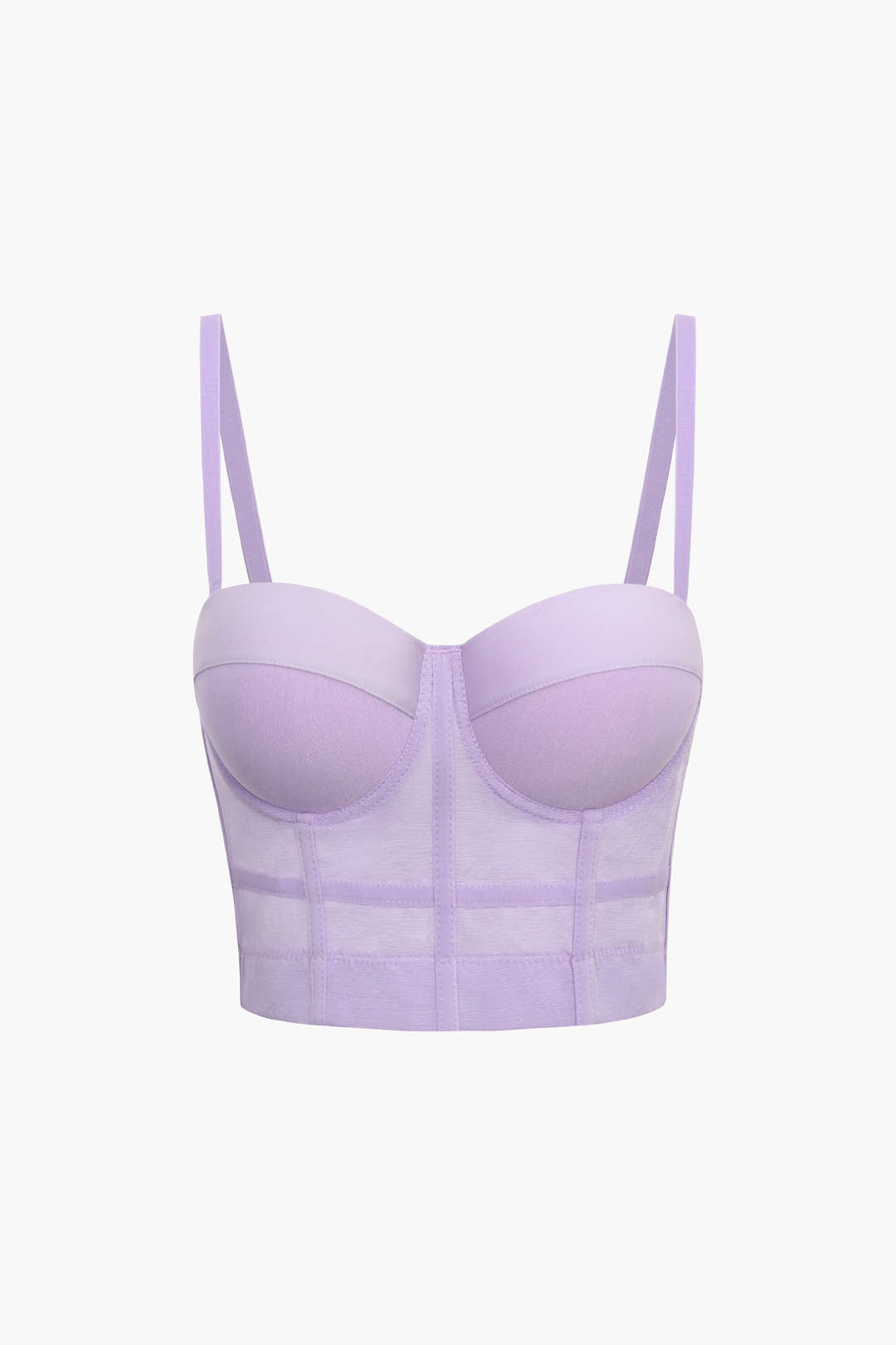 Andrea | Luchtig mesh bustier korset top