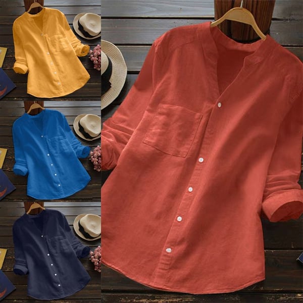 Andrea | Luchtige en elegante katoenen blouse