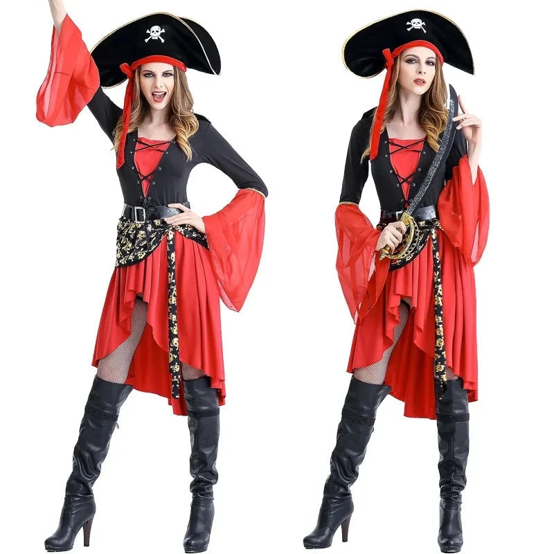 Angelica | Halloween elegant pirate dress and theme parties