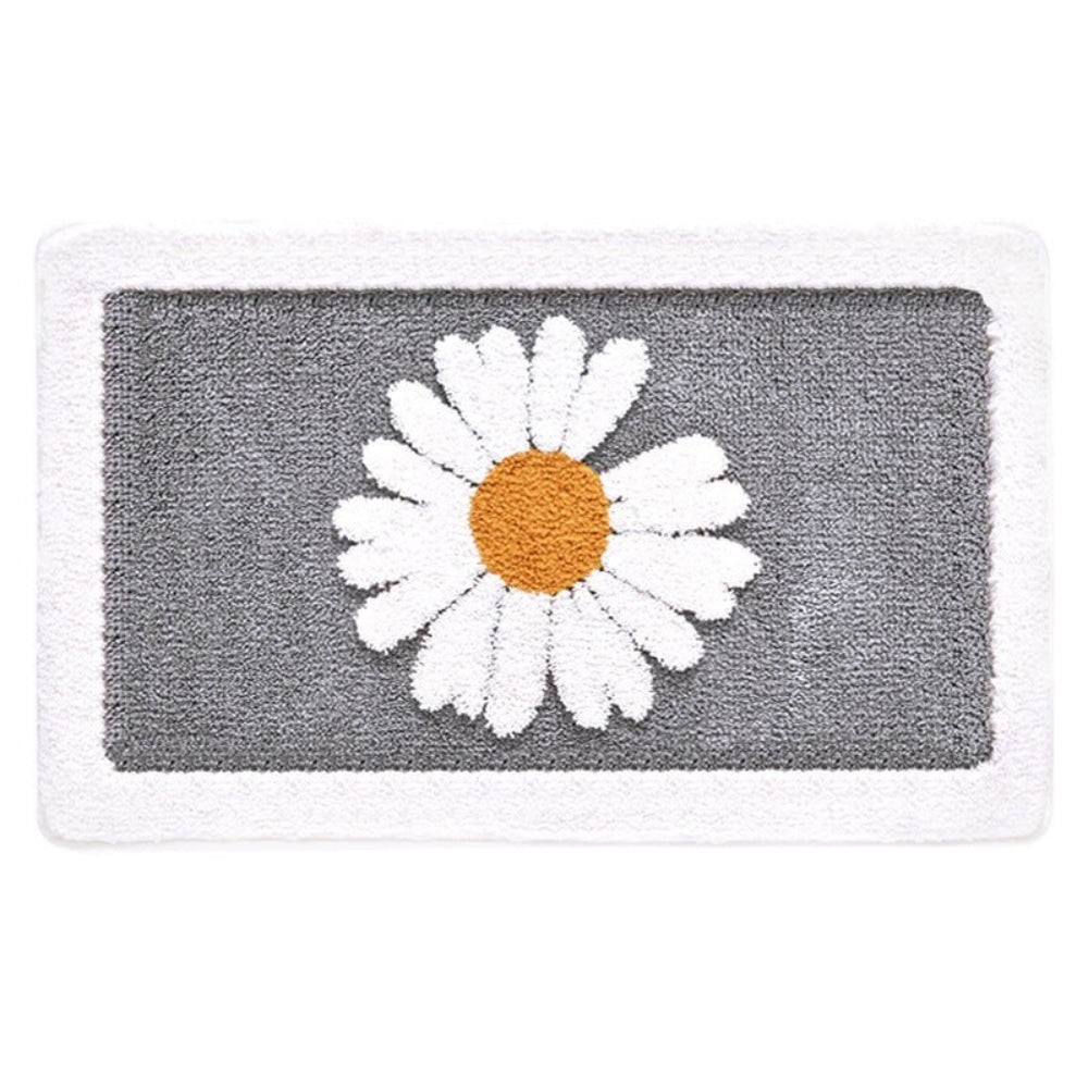 Antislip Badmat met Bloemenontwerp