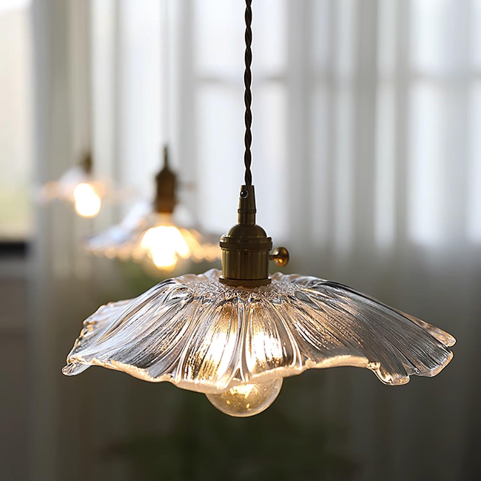 Auralis | Lampada a sospensione a forma di fiore | Illuminazione d'atmosfera di lusso