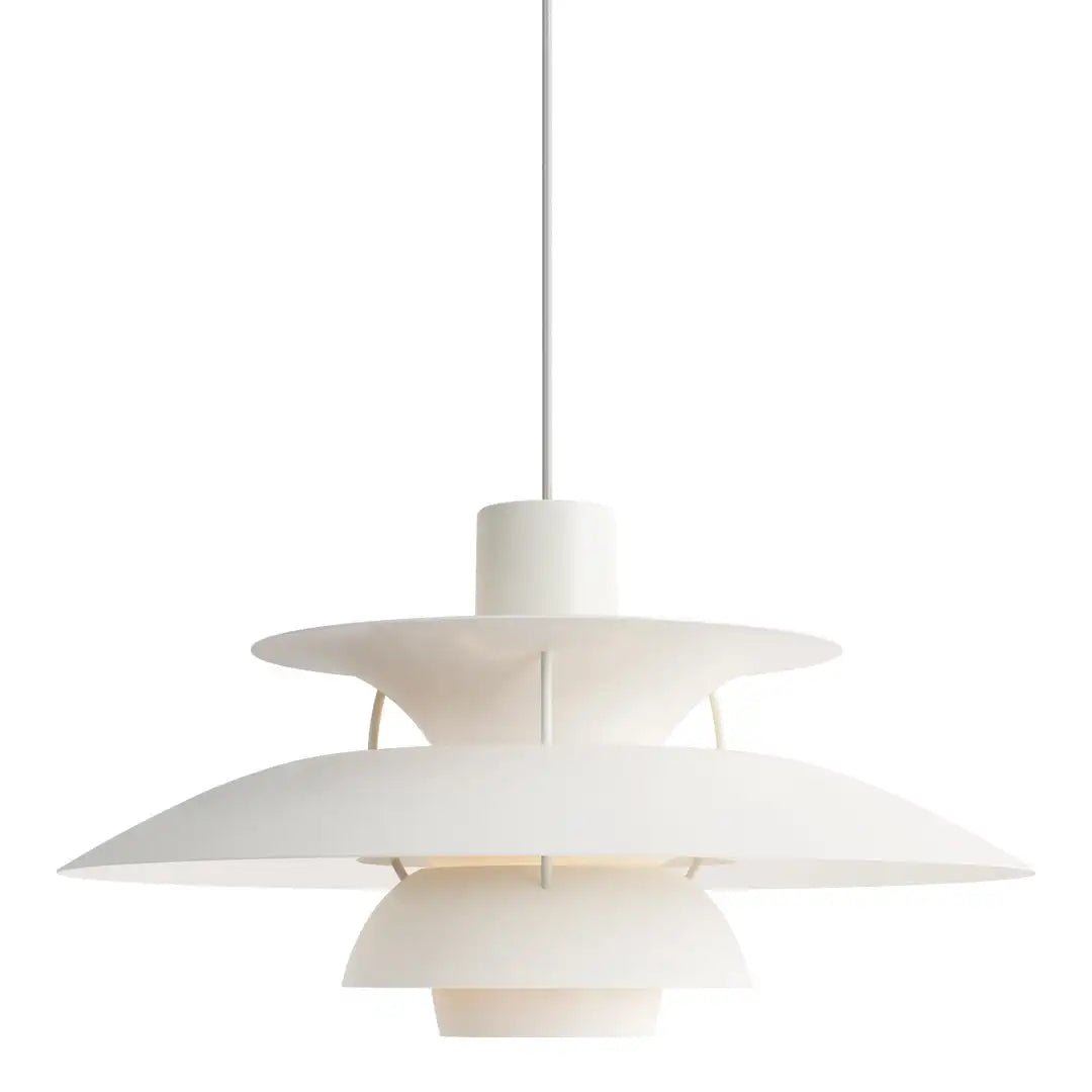 Aurora Luxe Plafondlamp in wit, een stijlvol modern design dat een verfijnde uitstraling en energiezuinige verlichting biedt, ideaal voor elk eigentijds interieur.
