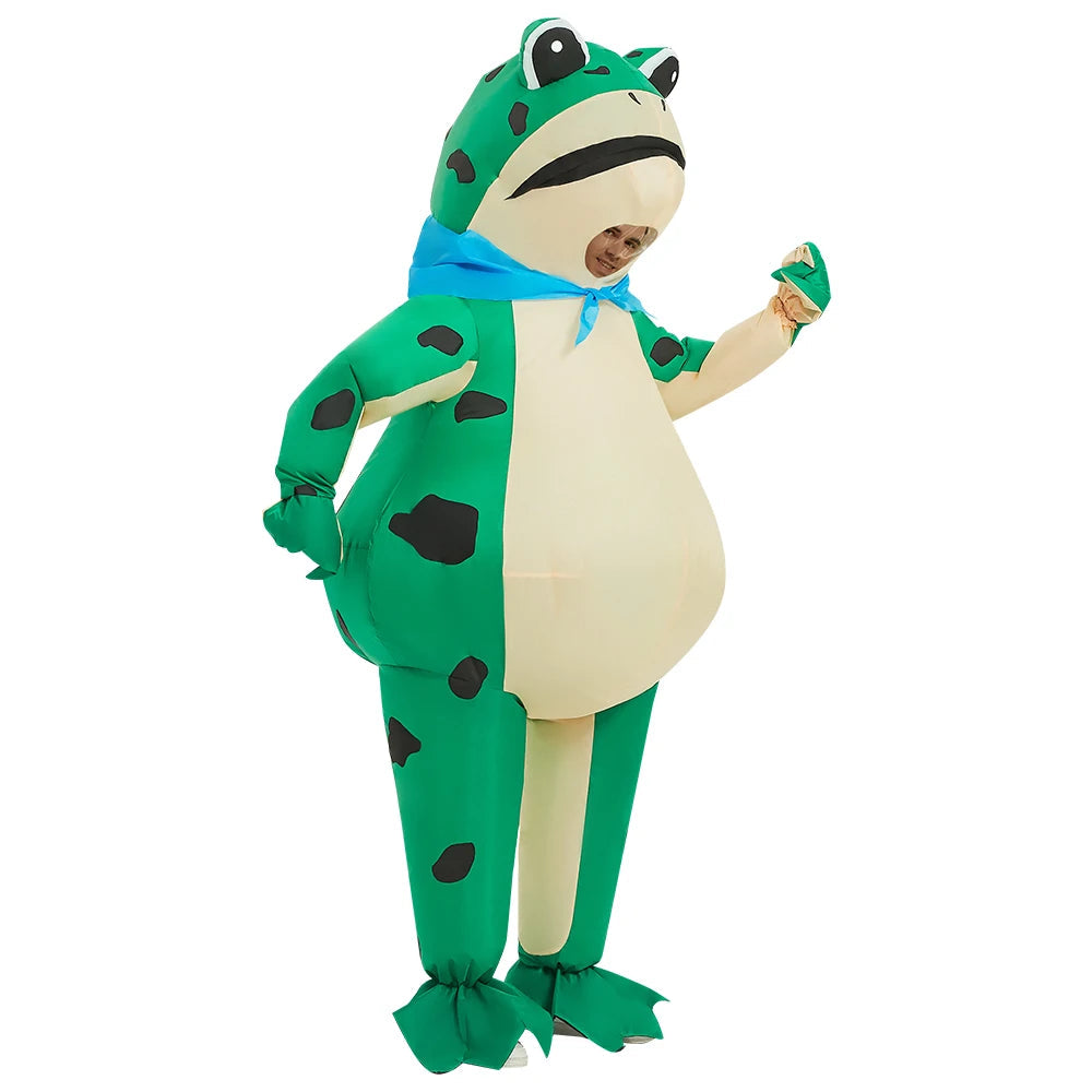 Aurora | Funny Halloween dress in the shape of an inflatable frog