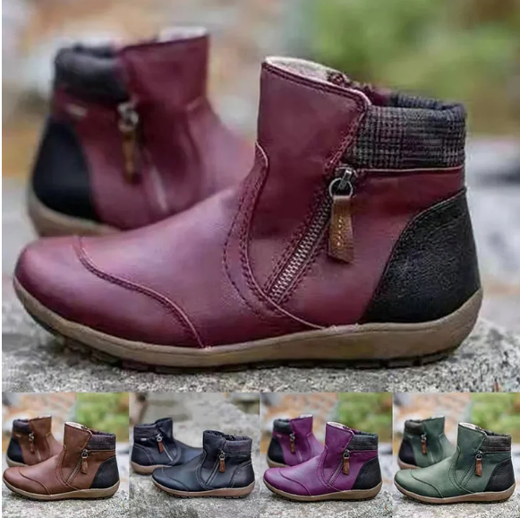 RainGuard | Stivaletti impermeabili da donna | Con cerniera e supporto alla caviglia, chic